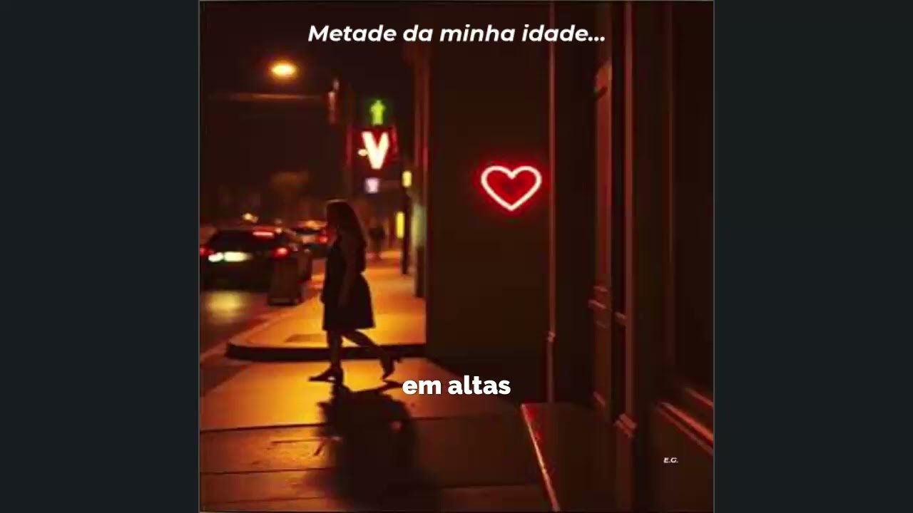 A metade da minha idade