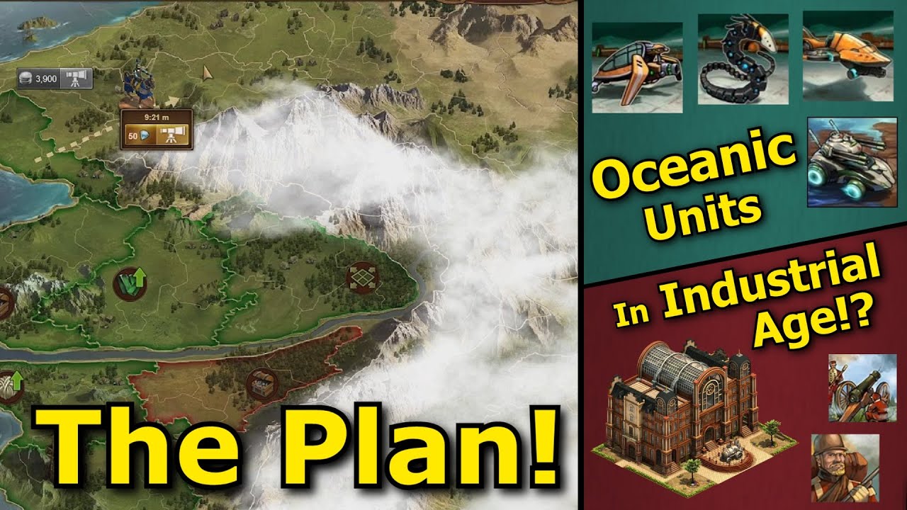 Forge of Empires: Higher Age Units! OF units in INA for a GREAT Fighting/Diamond World! (The Plan)