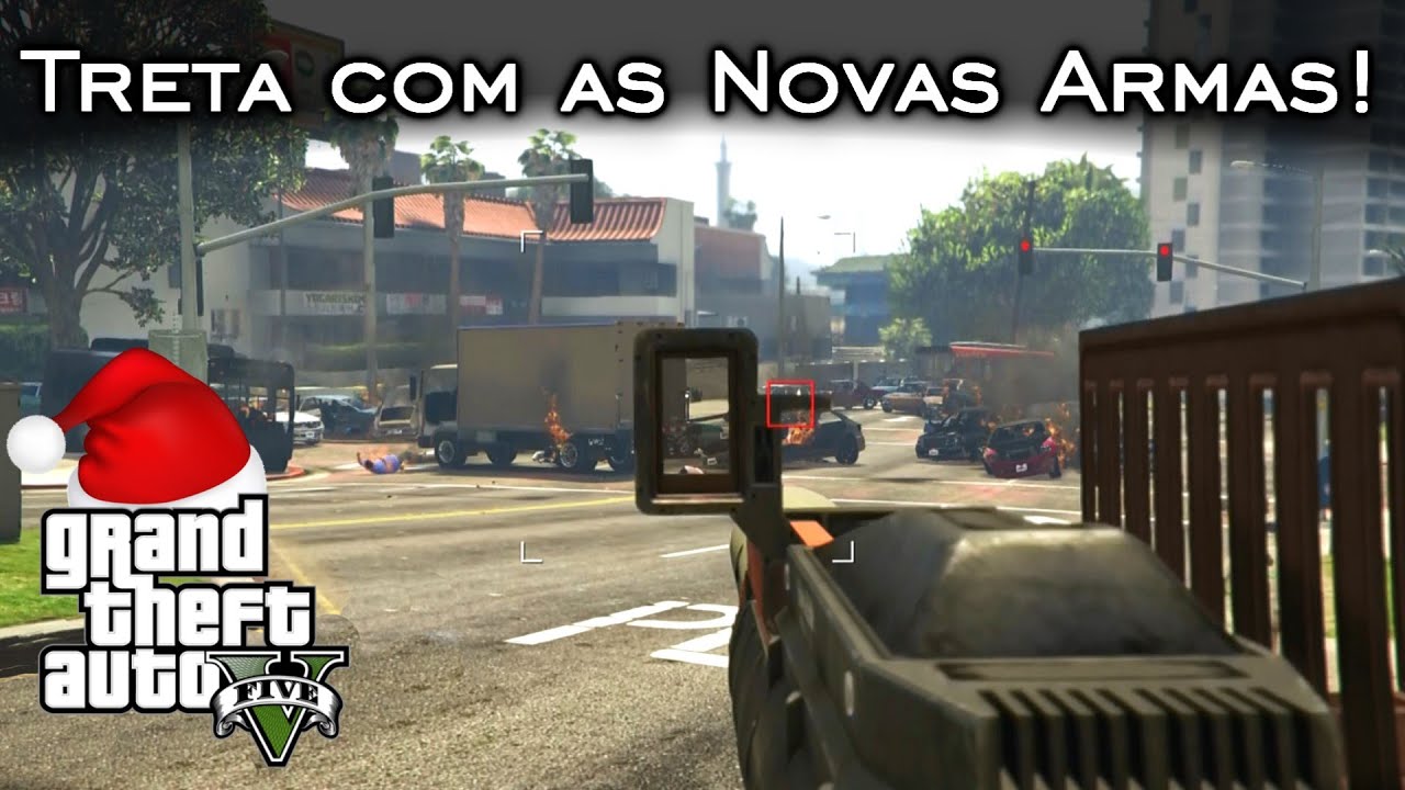 MEGA Treta com as Novas Armas! | DLC de Natal | GTA V Nova geração [PT-BR]