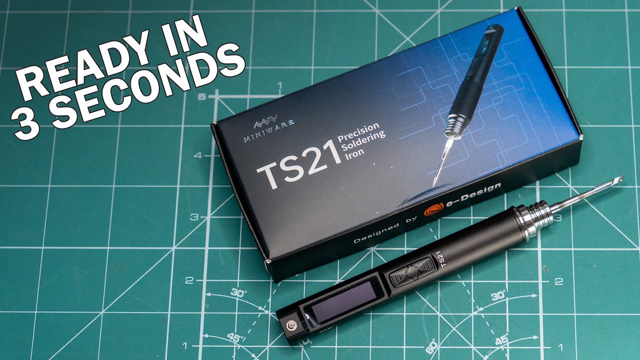 This $40 soldering iron is 10x quicker than my $110 Weller (Miniware TS21 review and impressions)