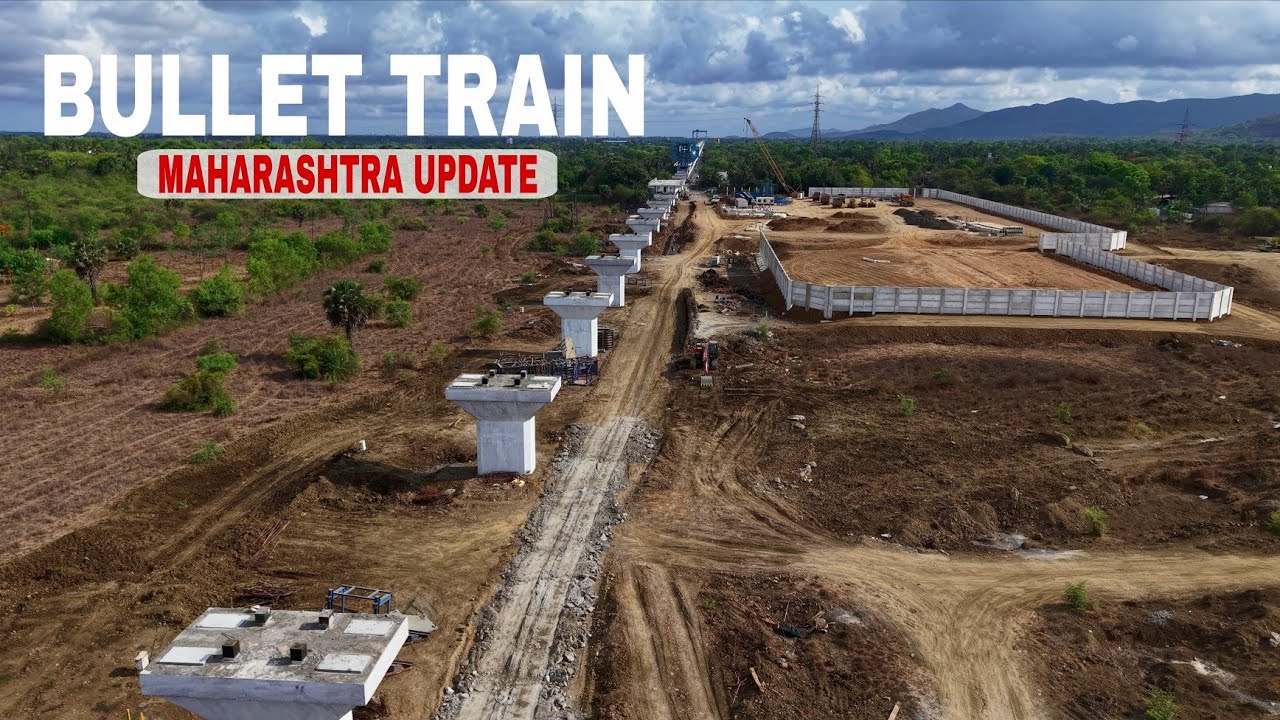 Bullet Train Project Maharashtra update || Vaitarna River Bridge Virar #mumbai 