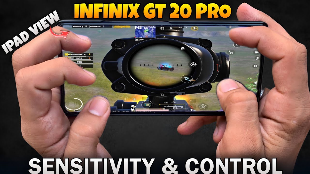 INFINIX GT 20 PRO SENSITIVITY & CONTROL🥶INFINIX GT 20 PRO PUBG TEST