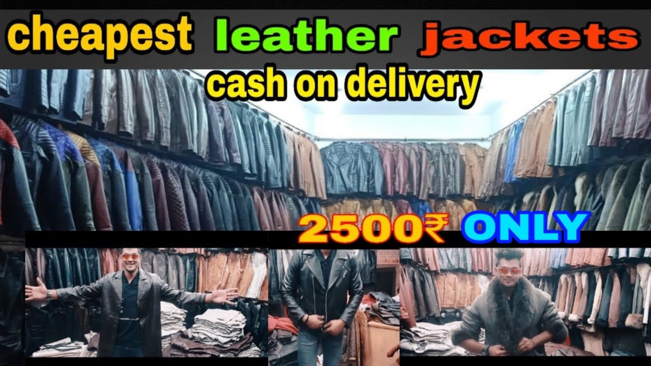 CHEAPEST LEATHER JACKETS FACTORY RPICE IN RETAIL & WHOLESALE | 100% Original Leather Guaranteed |