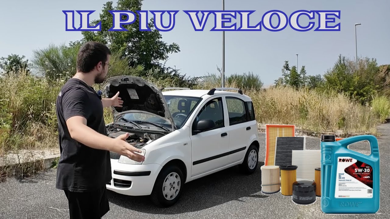 Ho fatto il TAGLIANDO su FIAT PANDA 169 in un ORA (fai da te)