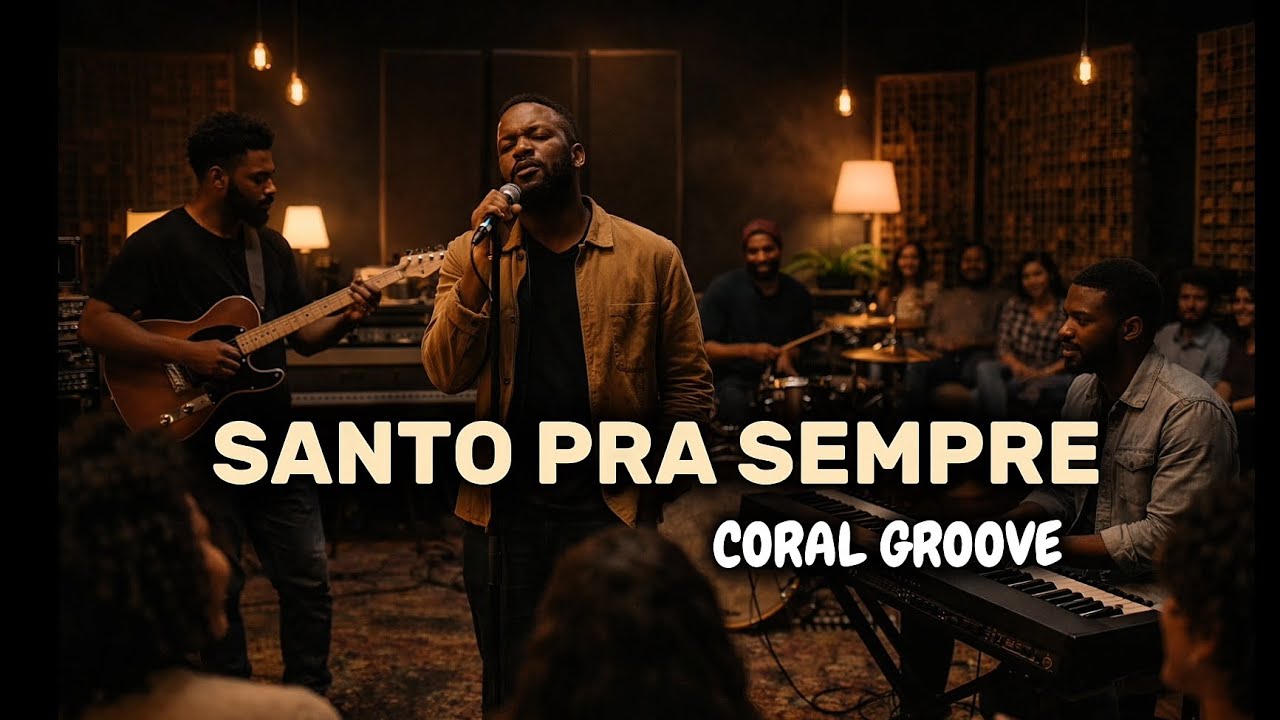 🤯 Você PRECISA ouvir essa versão de SANTO PRA SEMPRE (Coral Groove)