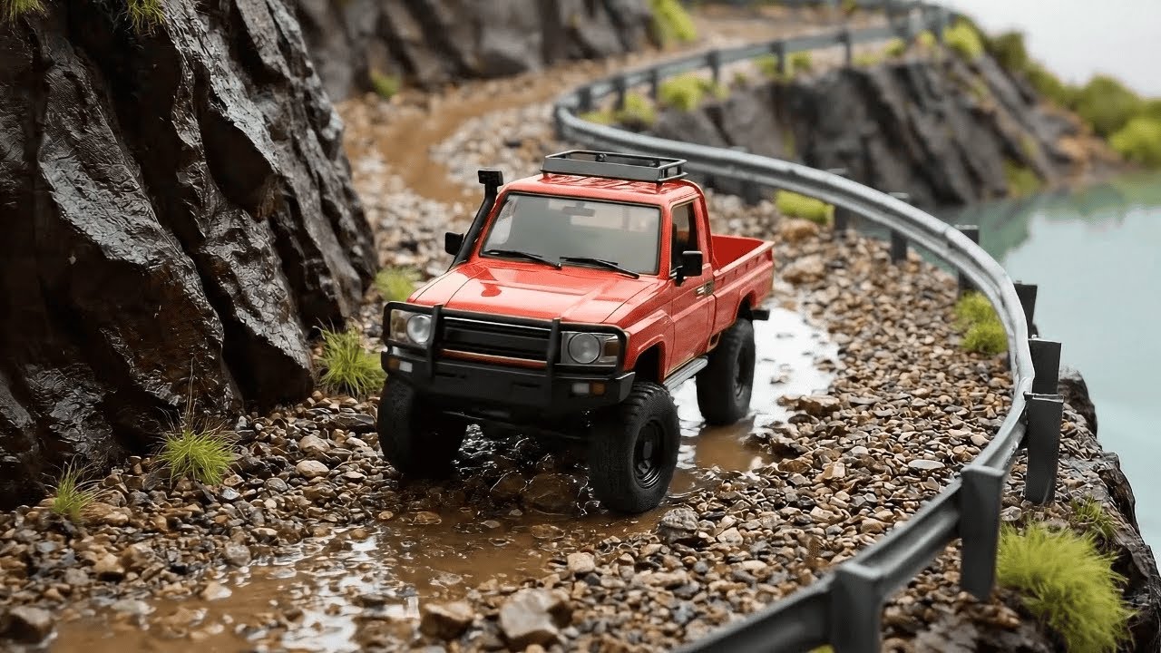 RC Pickup Truck Mountain Pass 🛻 | Thrilling Pass Crossing Adventure