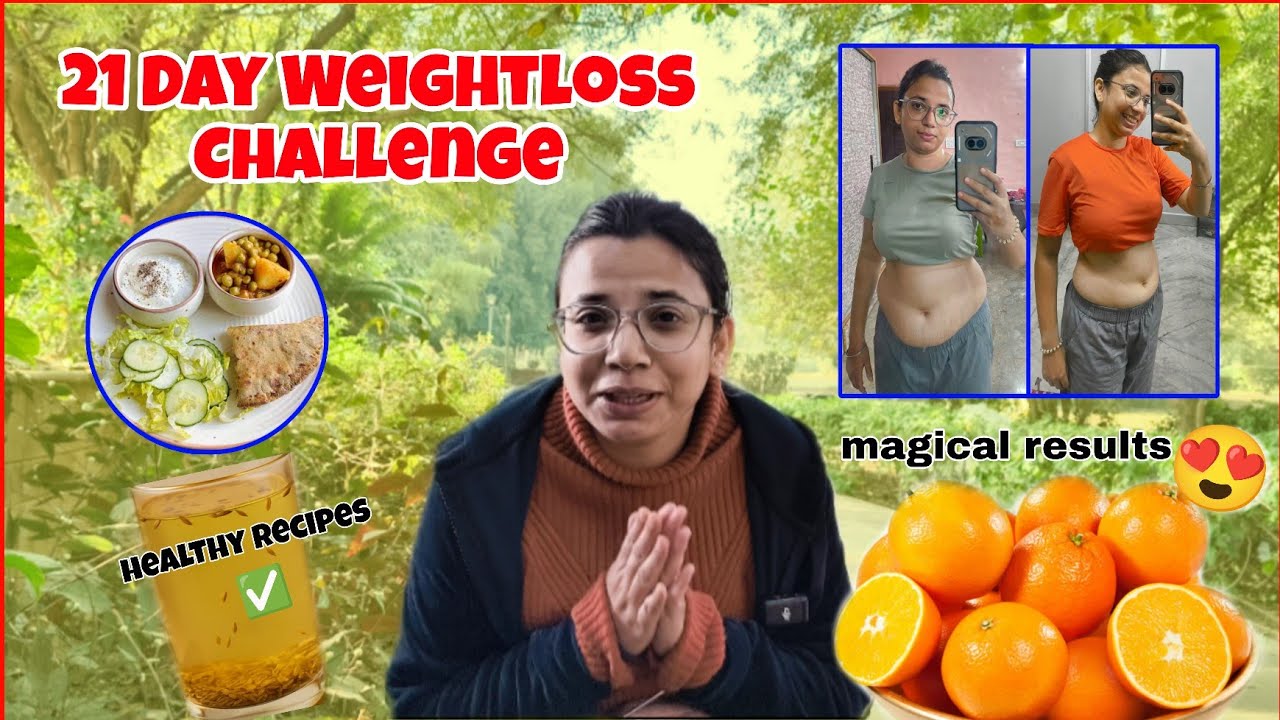 21 Day Fitness Challenge in 2026 🥗🏋️‍♀️| Lose 5KG in 3 Week Naturally (No Gym ) | Shocking Results 😍