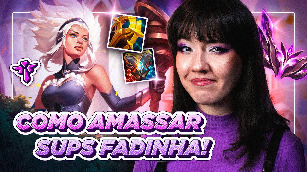 SUPORTE DE ENGAGE MAIS FORTE DO META! 💪👸 | GAMEPLAY DE RELL NA MAIN 🤠