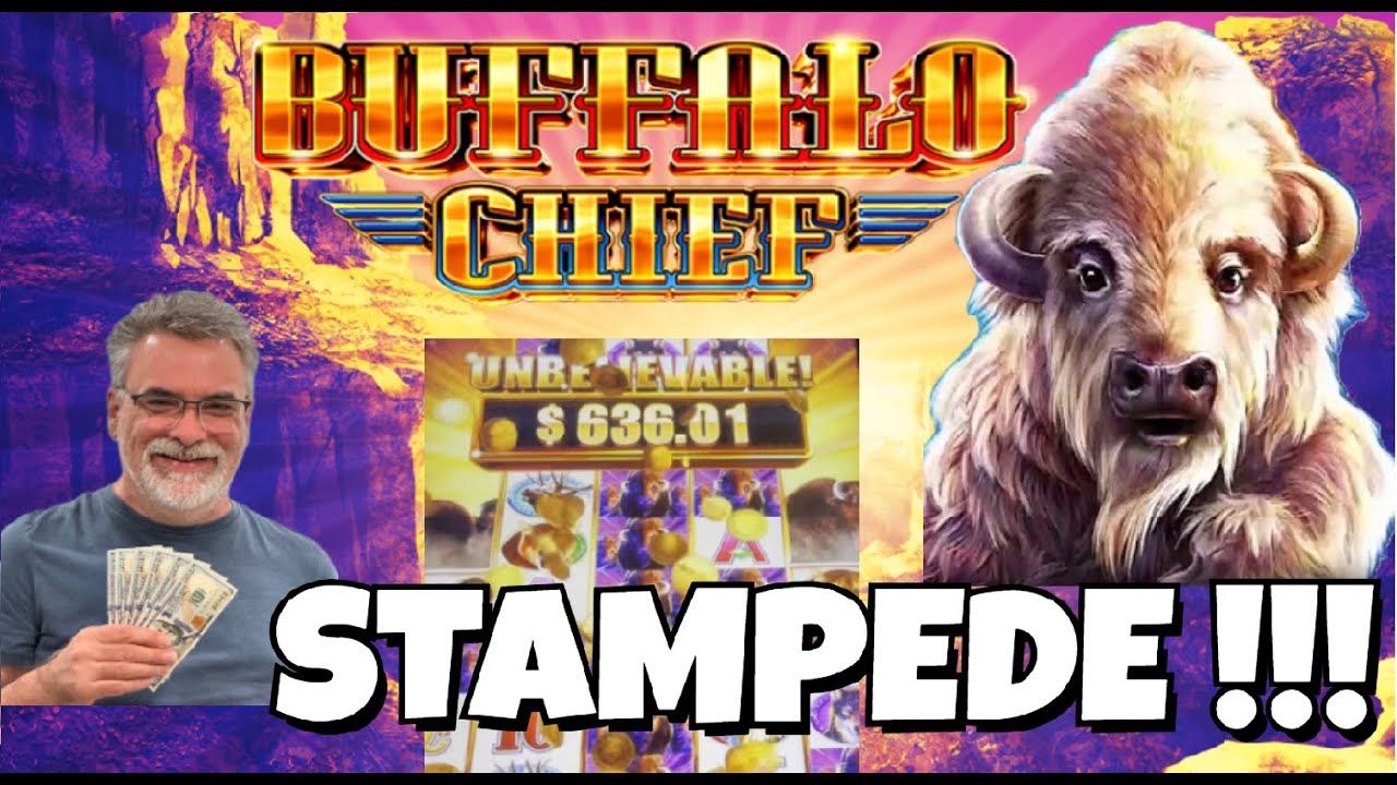 Massive Stampede!  Buffalo Chief Charges to Big Winnings!