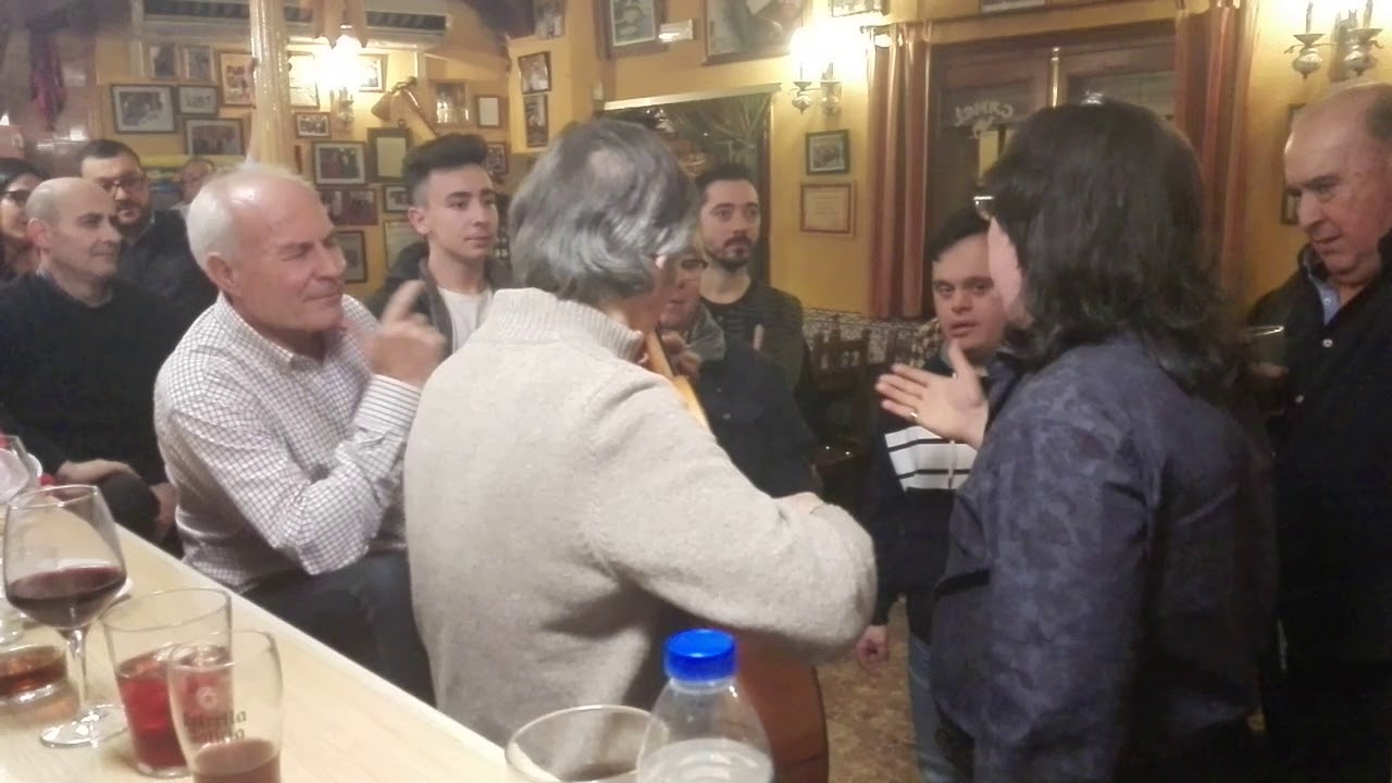 Tertulia Flamenca Casa Guarín  , Cancanilla de Málaga y Juan Antonio Muñoz por Fandangos naturales.