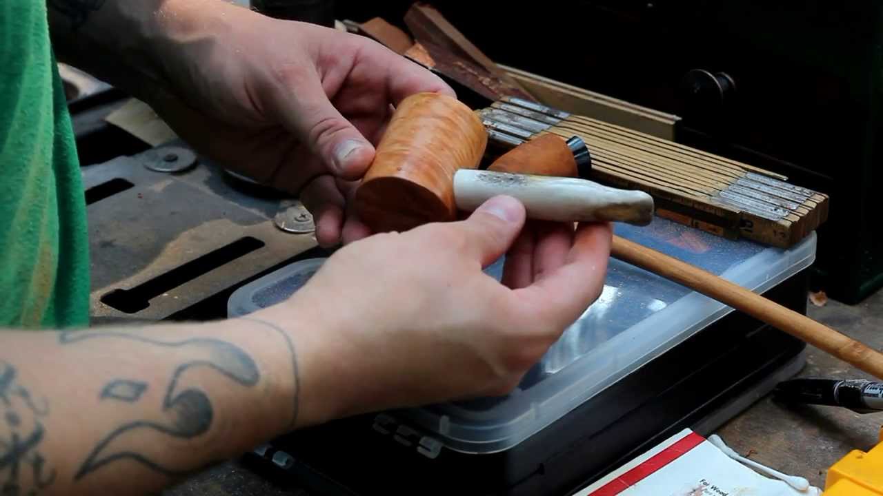 I Make - Briar Wizard Pipe, Also A Briar And Antler Poker Pipe