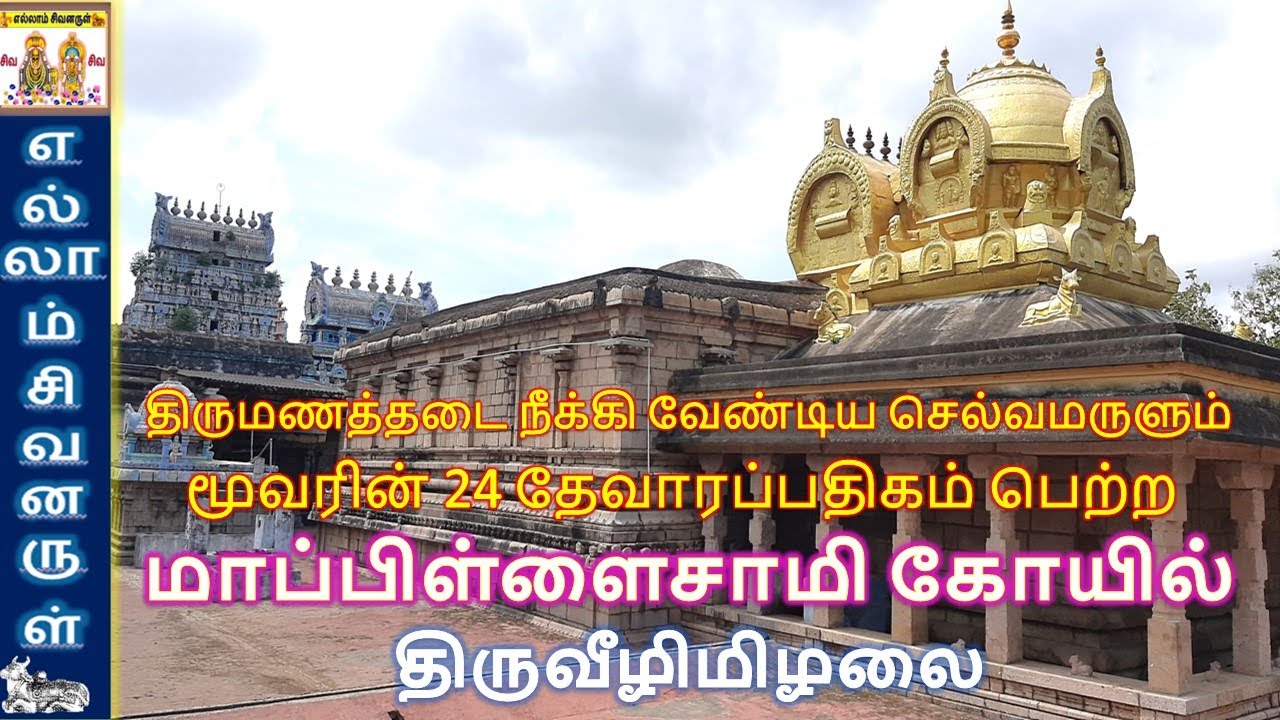 திருவீழிமிழலை | வீழிநாதேஸ்வரர் கோயில் | Thiruveezhimizhalai temple | Thiruveelimilalai | திருமணகோலம்