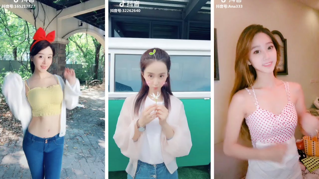 「TikTok 抖音」舞蹈|搞笑|时尚|轻薄吊带装，东方女孩的性感装束