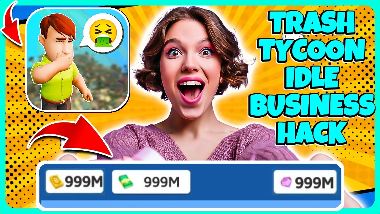 Trash Tycoon Idle Business Hack Mod APK 2026 - How To Get Free Unlimited Gems & Money iOS Android