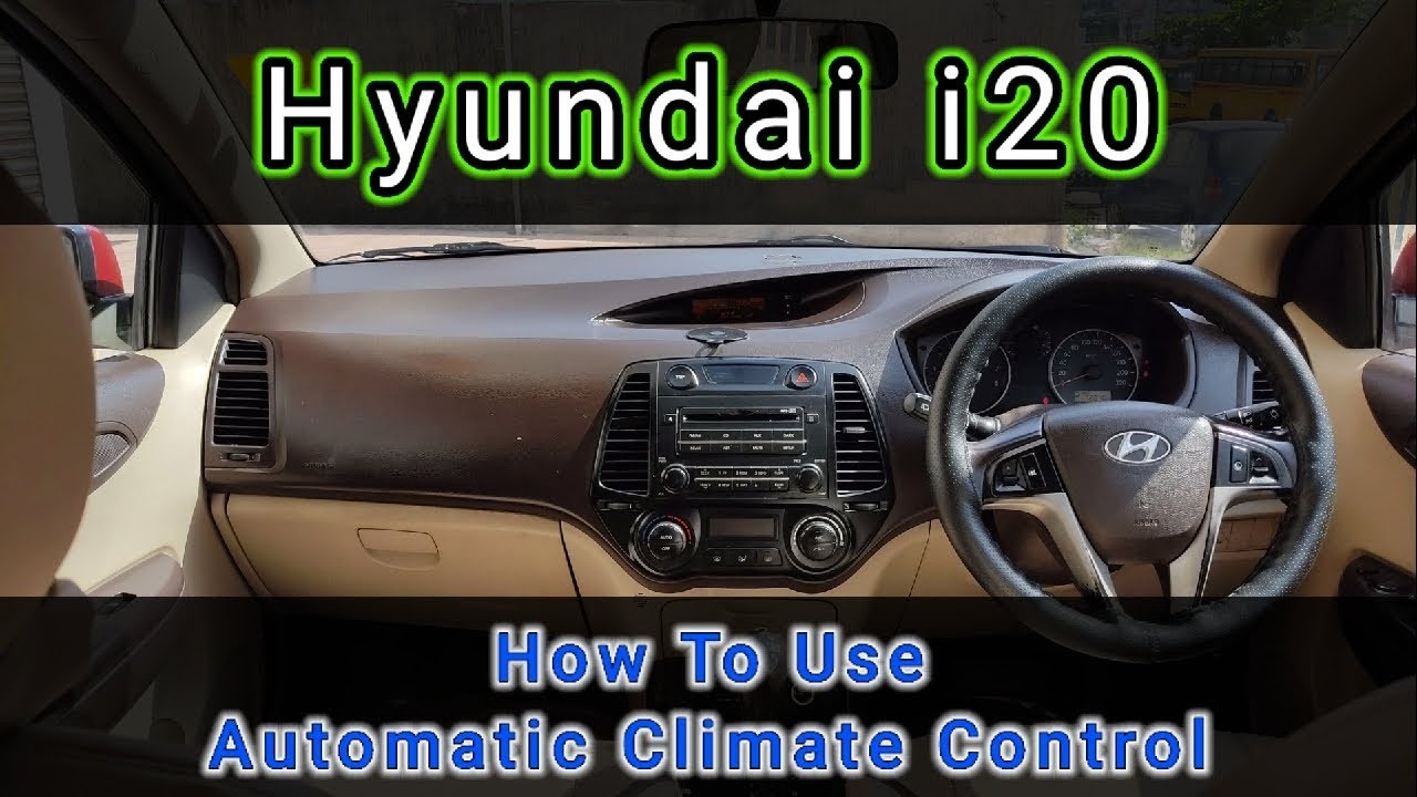 Hyundai i20 | How To Use Automatic Climate Control in Car | All Features Expained