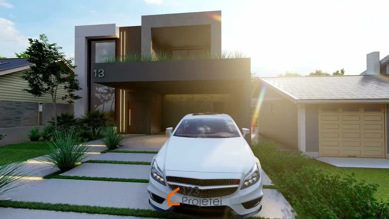 Casa de dois andares com piscina e &aacute;rea gourmet