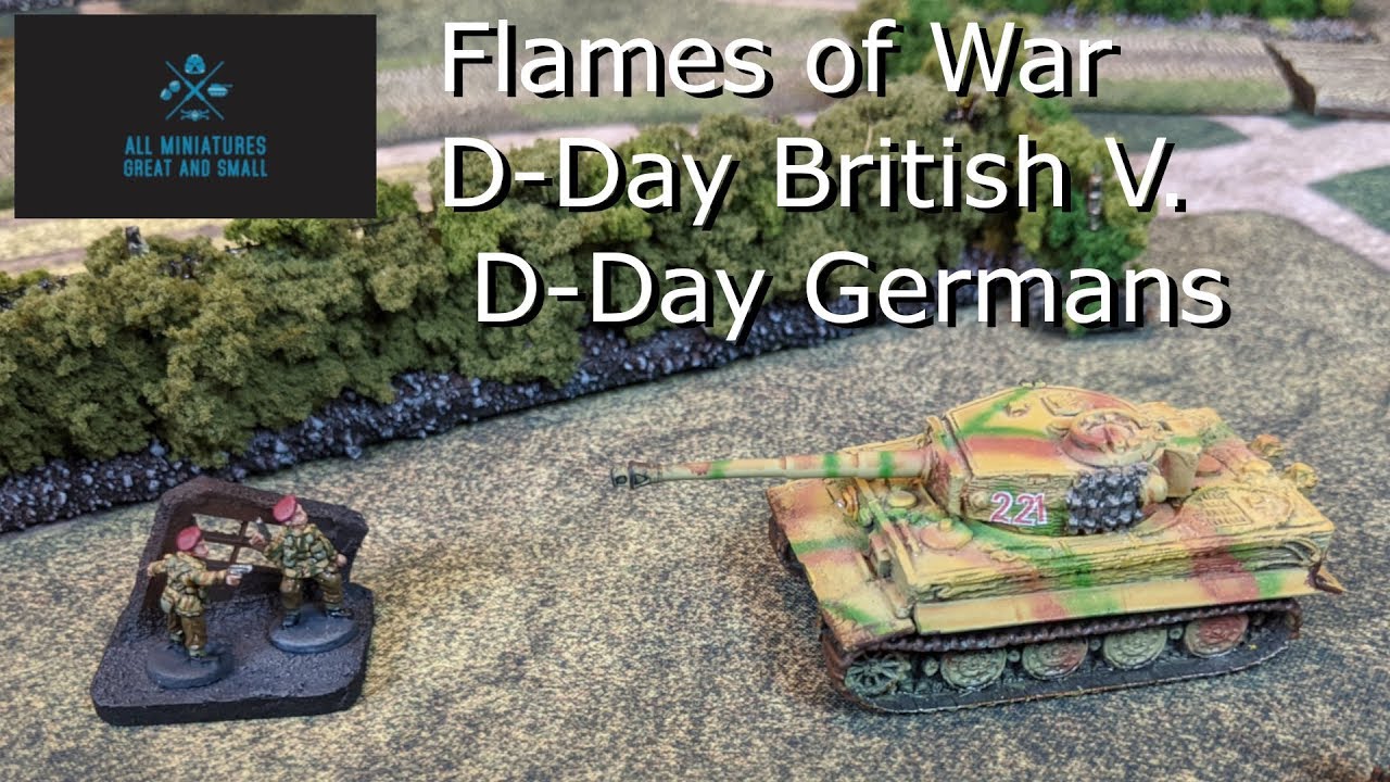 Flames of War Battle Report - D-Day British v. D-Day Germans