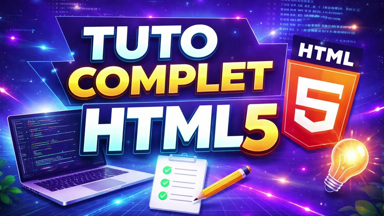 HTML5 – Le Cours Complet pour Débutants (2h de Formation)