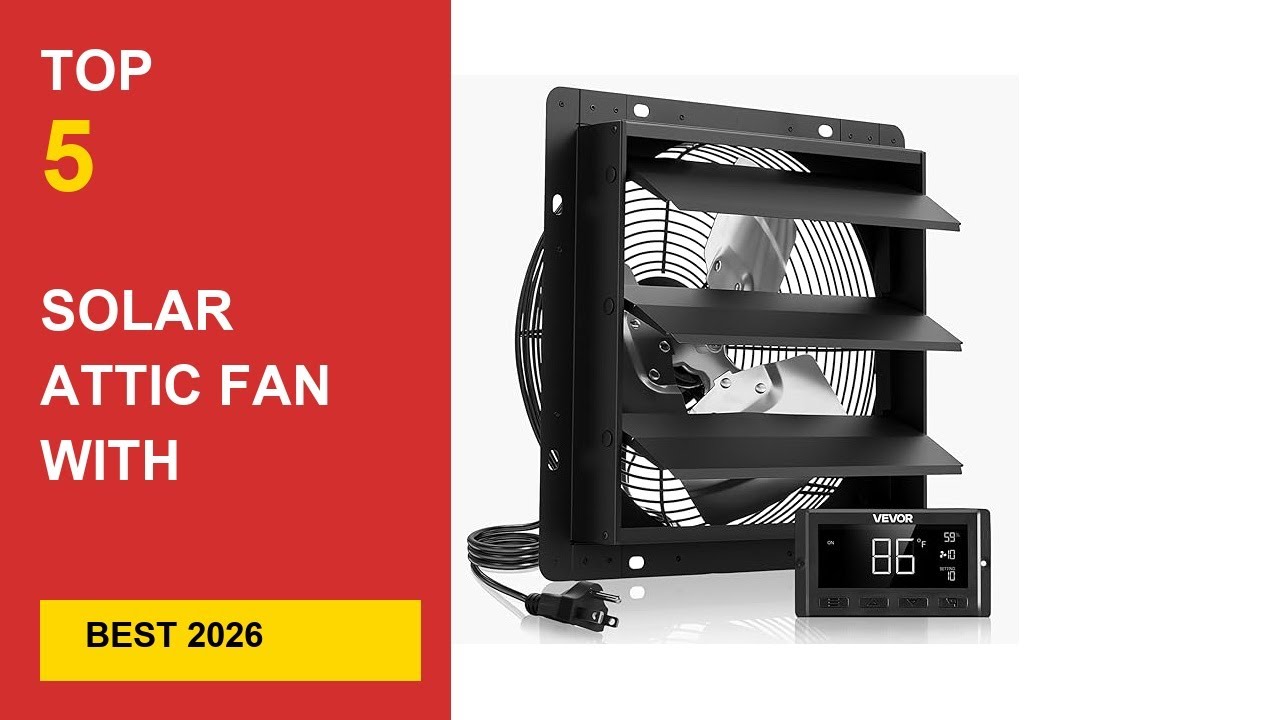 Best Solar Attic Fan With Adjustable Panel in 2026 - Expert Reviews in 2026
