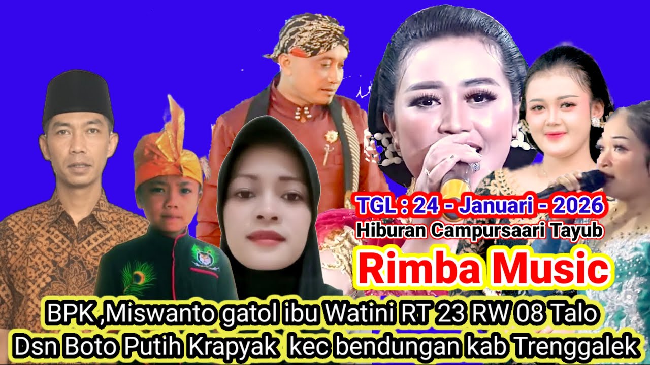 🔴LIVE CAMPURSARI TAYUB RIMBA MUSIC DI KEDIAMAN BP. MISWANTO GATOL IBU WARTINI BENDUNGAN  TRENGGALEK