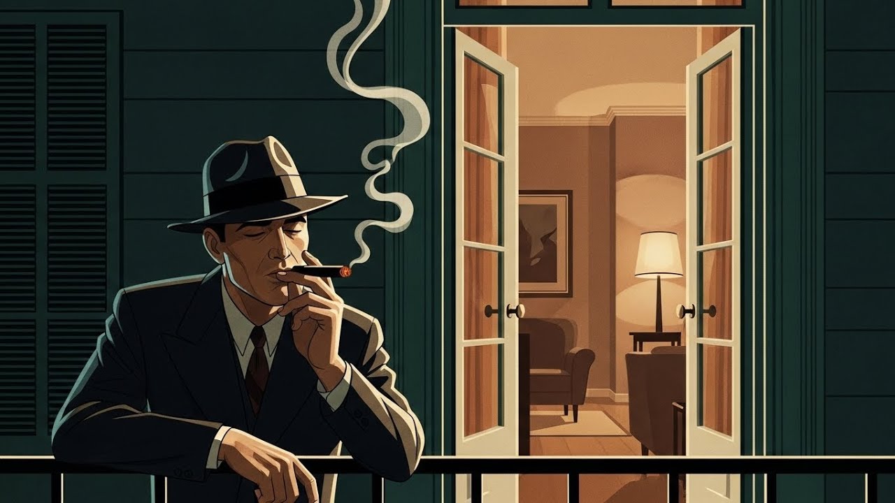 Smoky Film Noir Jazz – Dark 1940s Night Vibes | Noir Jazz Playlist