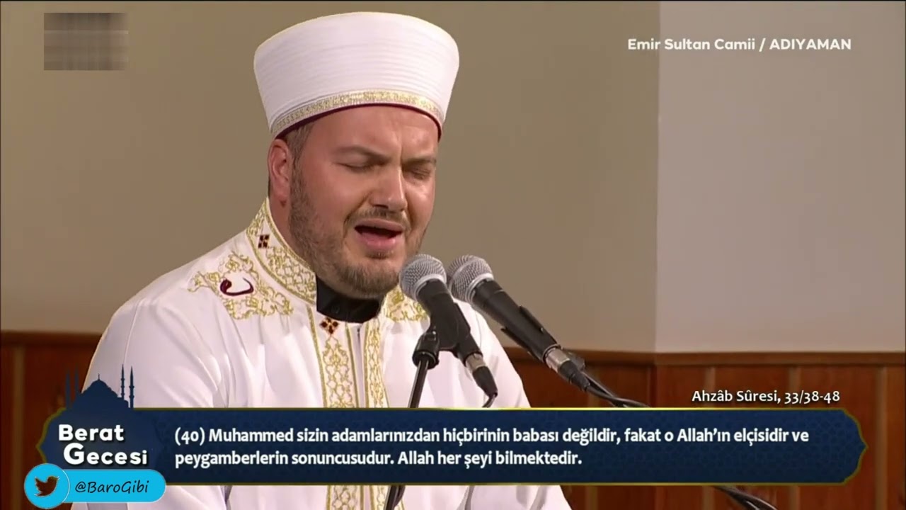 Ercan Efiloğlu - Ahzab Süresi 38-48 (Berat Kandili) (24 Şubat 2024)