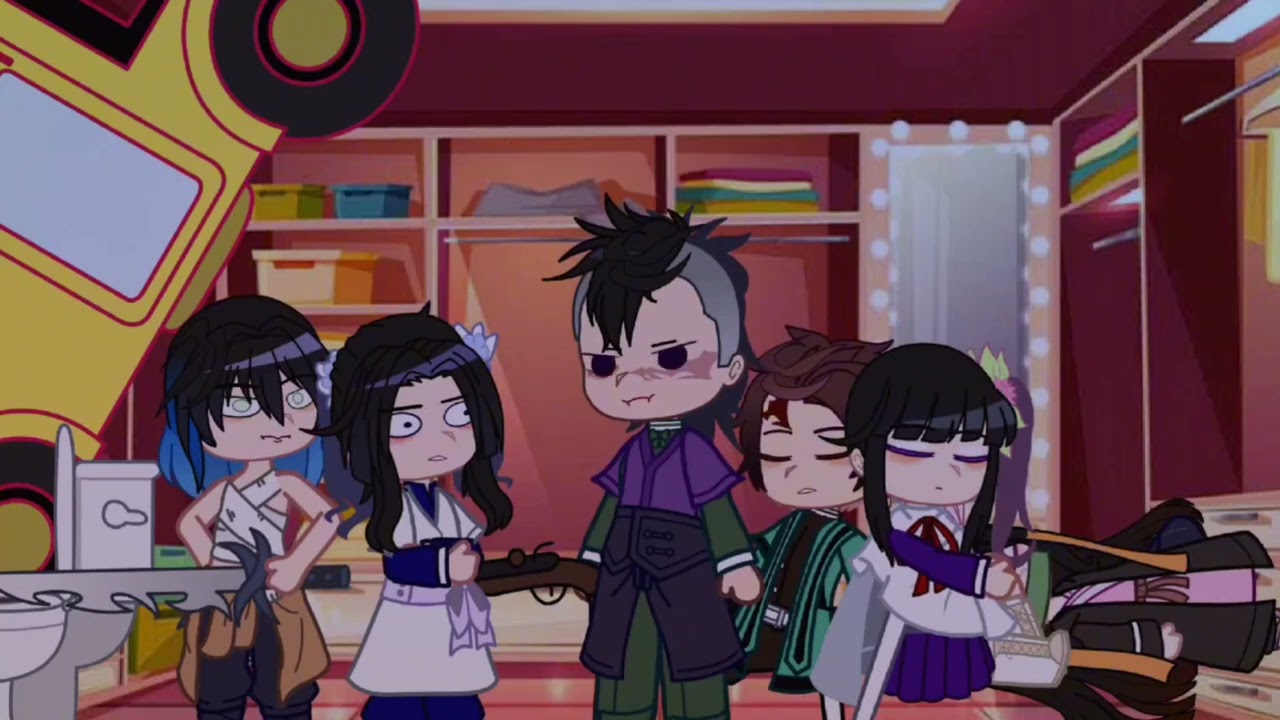 If Demon slayer characters were in my house ⁉️ /part 1??/Gacha/ Kamaboko Squad 💯