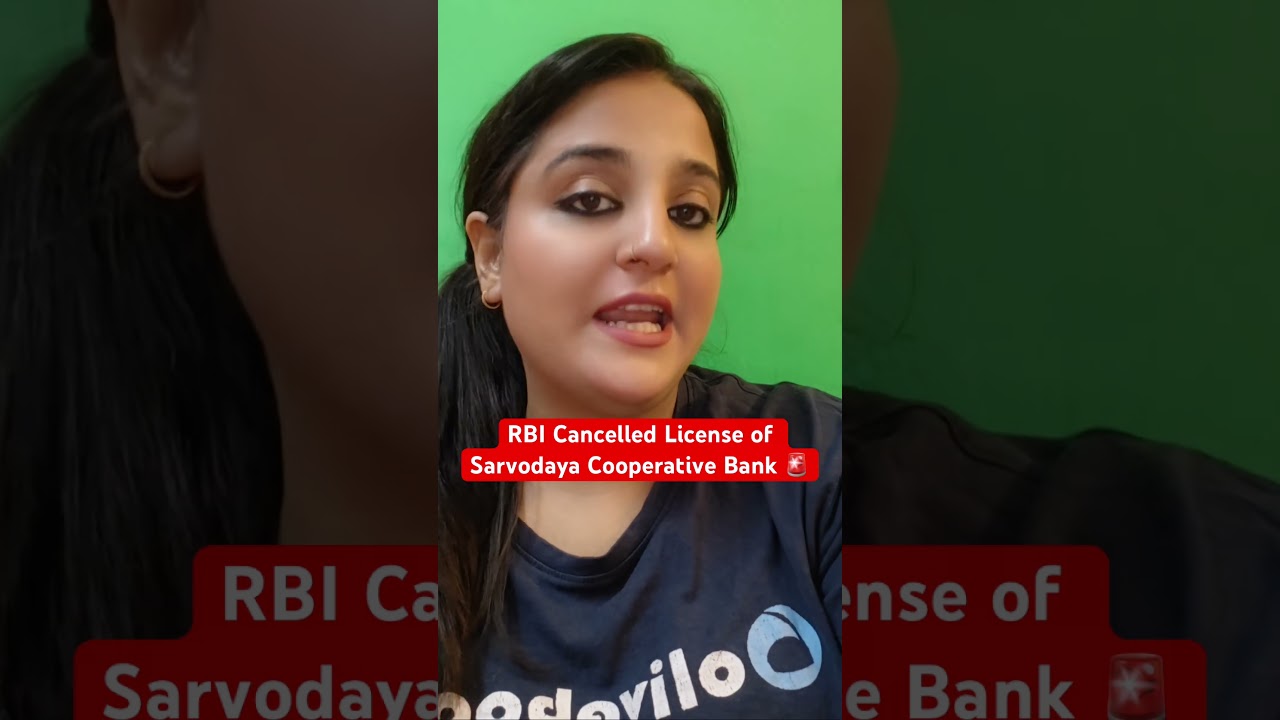 RBI Cancelled License of Sarvodaya cooperative Bank 🚨🚨 #rbi #bankingnews #bankers