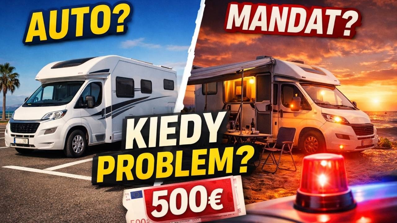 Kiedy kamper przestaje być samochodem W Hiszpanii to kosztuje 500€