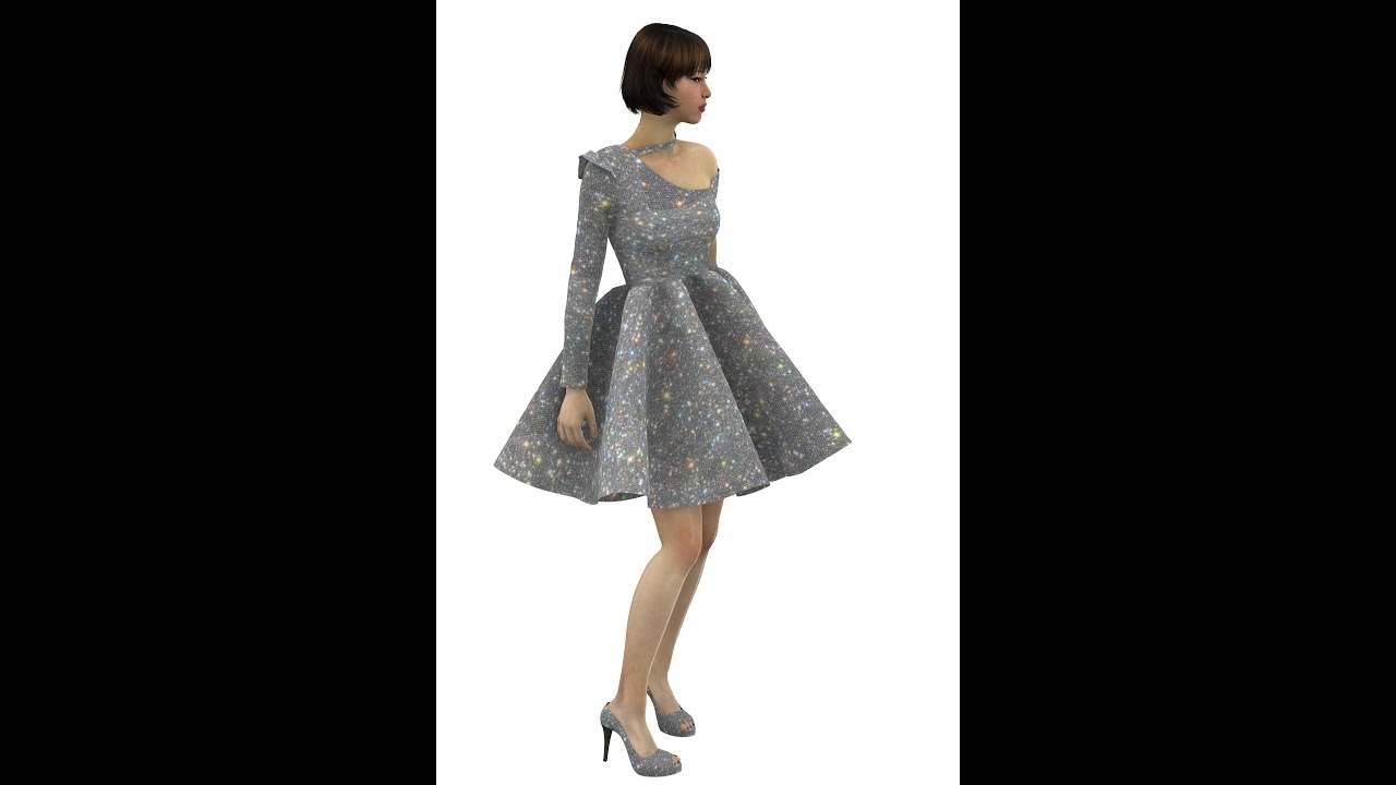 CLO3D (How To Make dress )