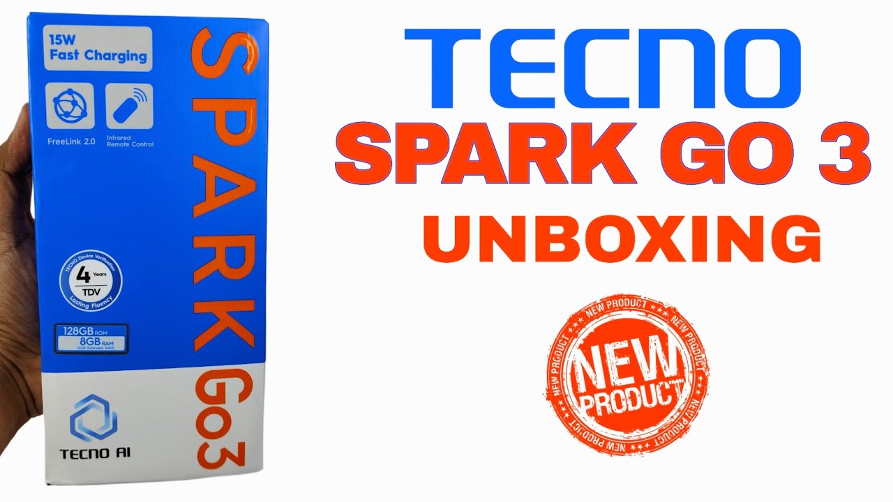 TECNO SPARK GO 3 2026 – Unboxing!
