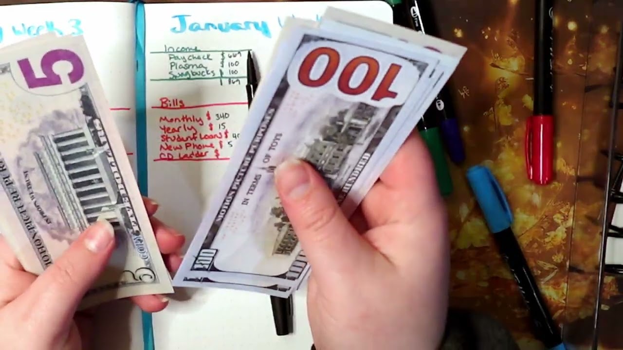 January Week 4 Cash Stuffing