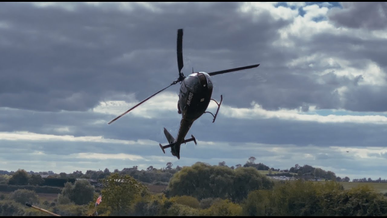 Aérospatiale Gazelle Extreme Takeoff / EXTREME CLOSE UP Take offs - 4K HD