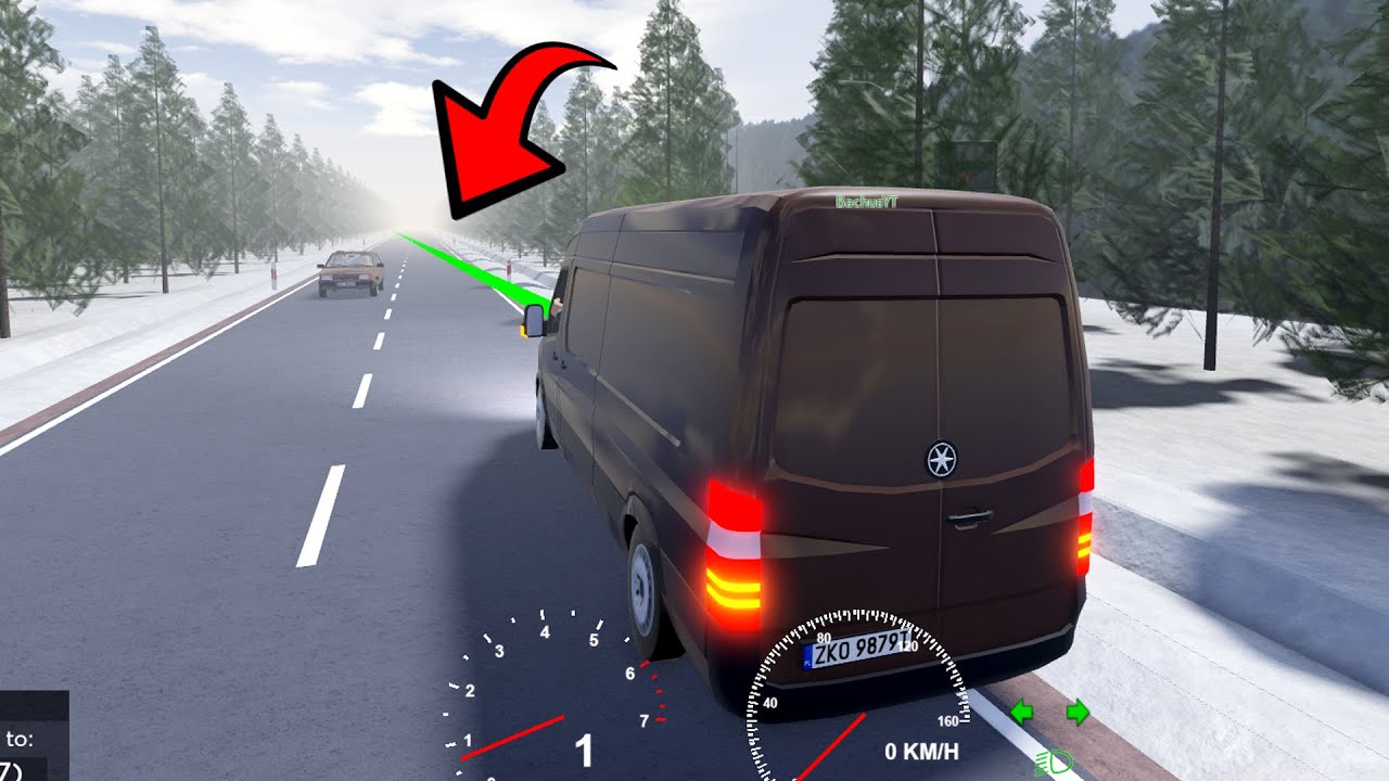 UCZĘ BACHUSA PRACY DOSTAWCZAKIEM Hogaty i Bachus w Roblox - Polish Car Driving #14