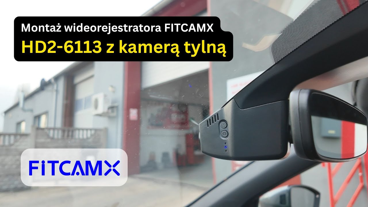 Wideorejestrator FITCAMX HD2-6113 + KAMERA TYLNA - Seat/Cupra Ateca 2025