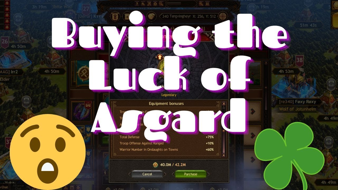 Goodbye 40m Runic, Hello Luck of Asgard / Vikings: War of Clans