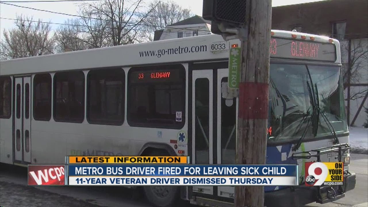 Metro driver fired after leaving sick student