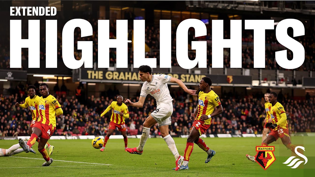 Watford v Swansea City | Extended Highlights