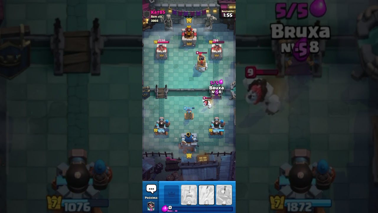 Jogando clash
