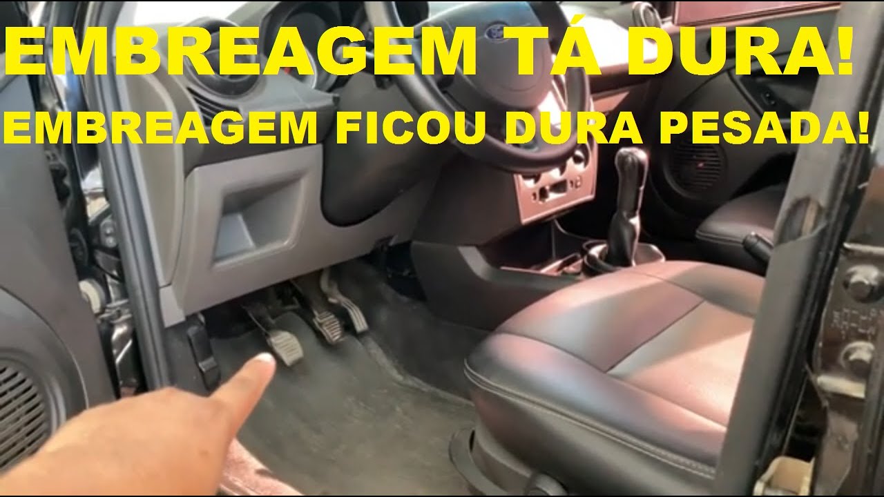 CARRO ENDURECEU PESOU PEDAL DA EMBREAGEM HIDRÁULICA FORD FIESTA KA ECOSPORT COURIER/COMO SOLUCIONAR?