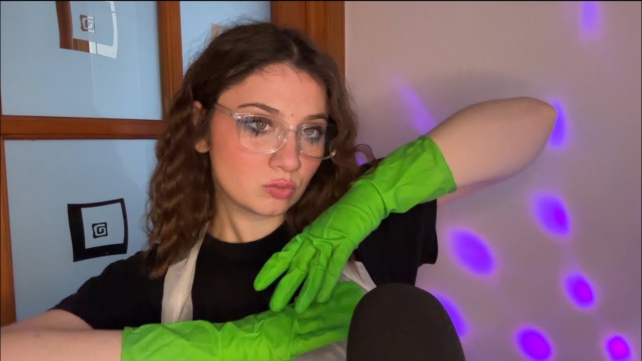 ASMR| Gloves, Apron and Fake Glasses | Best ASMR Sounds 🩷🩷