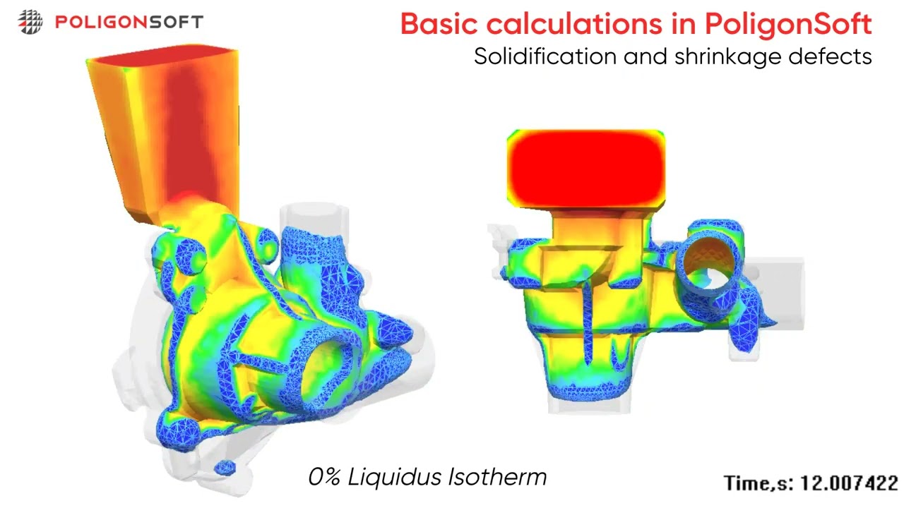 Aluminum Chill Casting Simulation