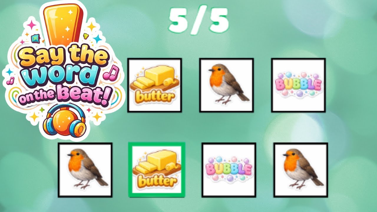 Say the word on the beat! (level 1-3) #sayonbeat #challenge #trending #quiz