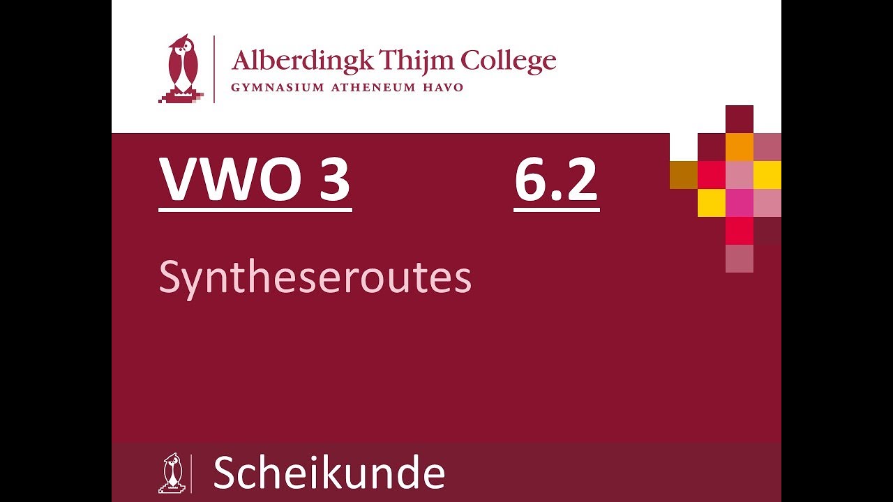 V3 - 6.2 Syntheseroutes