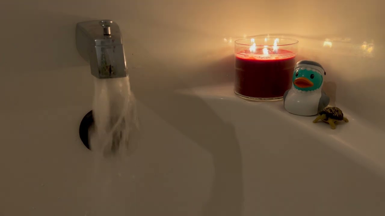 10 Hours Bathtub Running ASMR | Relaxing Water Sounds for Sleep Aid