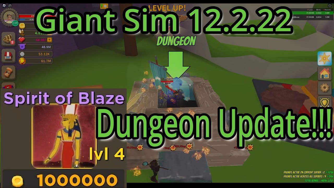 Giant Simulator &mdash; Обновление &laquo;Подземелья&raquo; / &laquo;Духи 4&raquo;!!! &mdash; 02.12.22