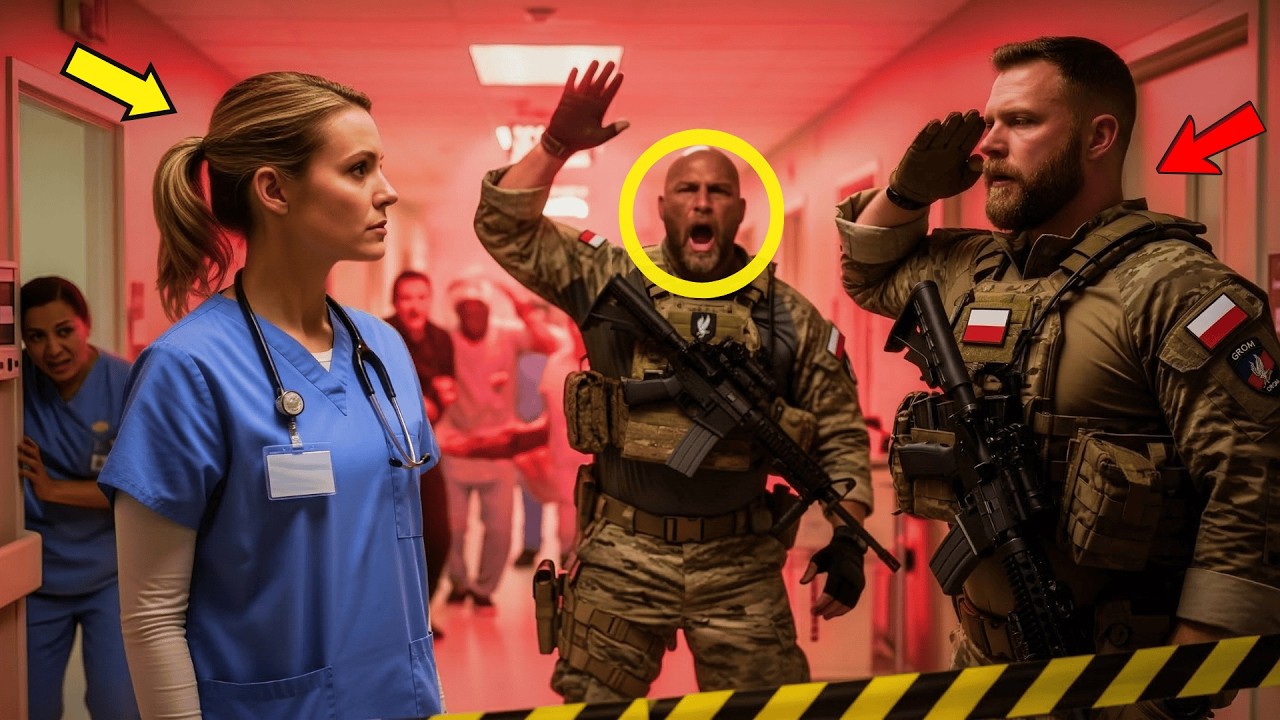 Nowa pielęgniarka skończyła zmianę — wtedy przyjechali żołnierze GROM i nazwali ją „Team Six”.
