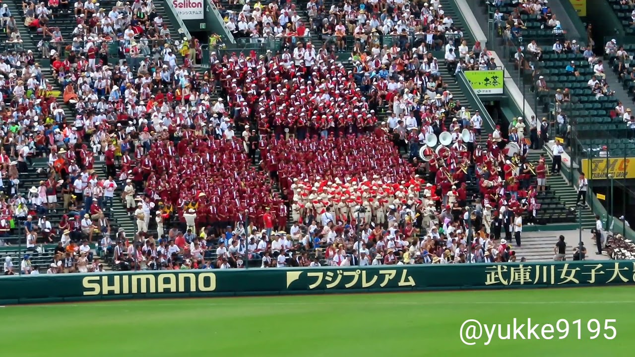 2019 8/6 高岡商(富山)アフリカン・シンフォニー→パラダイス銀河(ヒット時)→チキチキバンバン→ザ・ホース→どか～ん→学園天国→宮島さん(得点時)→かっせーパワプロ