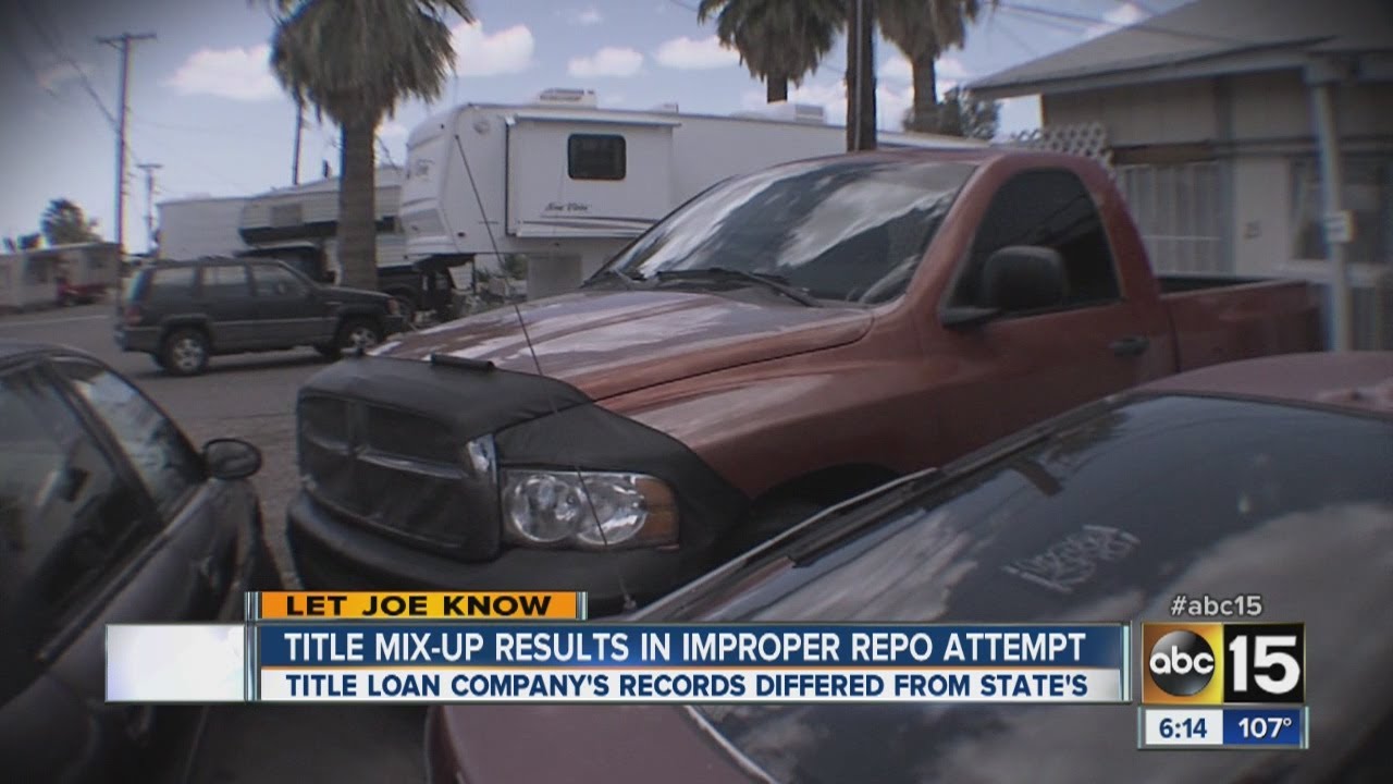 Title mix-up leaves Valley man hiding his truck from repossession for nearly a year