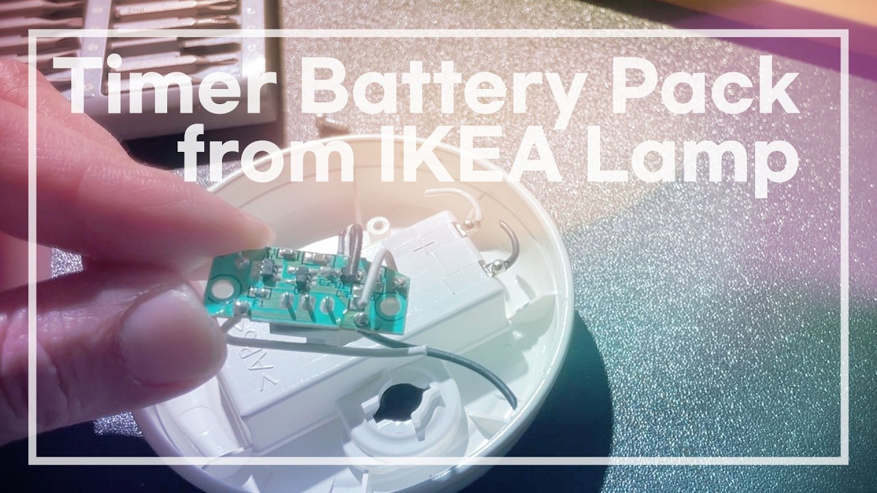 Timer Battery Pack from IKEA Lamp